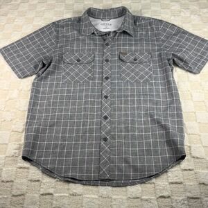 ORVIS Mens Classic Collection Plaid Short Sleeve Button Up Shirt Size M